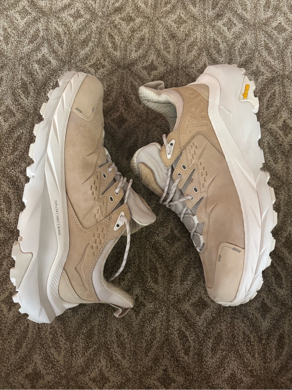 Hoka One One Kaha 2 low GTX gore-Tex oak beige hiking shoe - Picture 7 of 11
